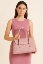 Klasik Pudra El ve Omuz Çantası