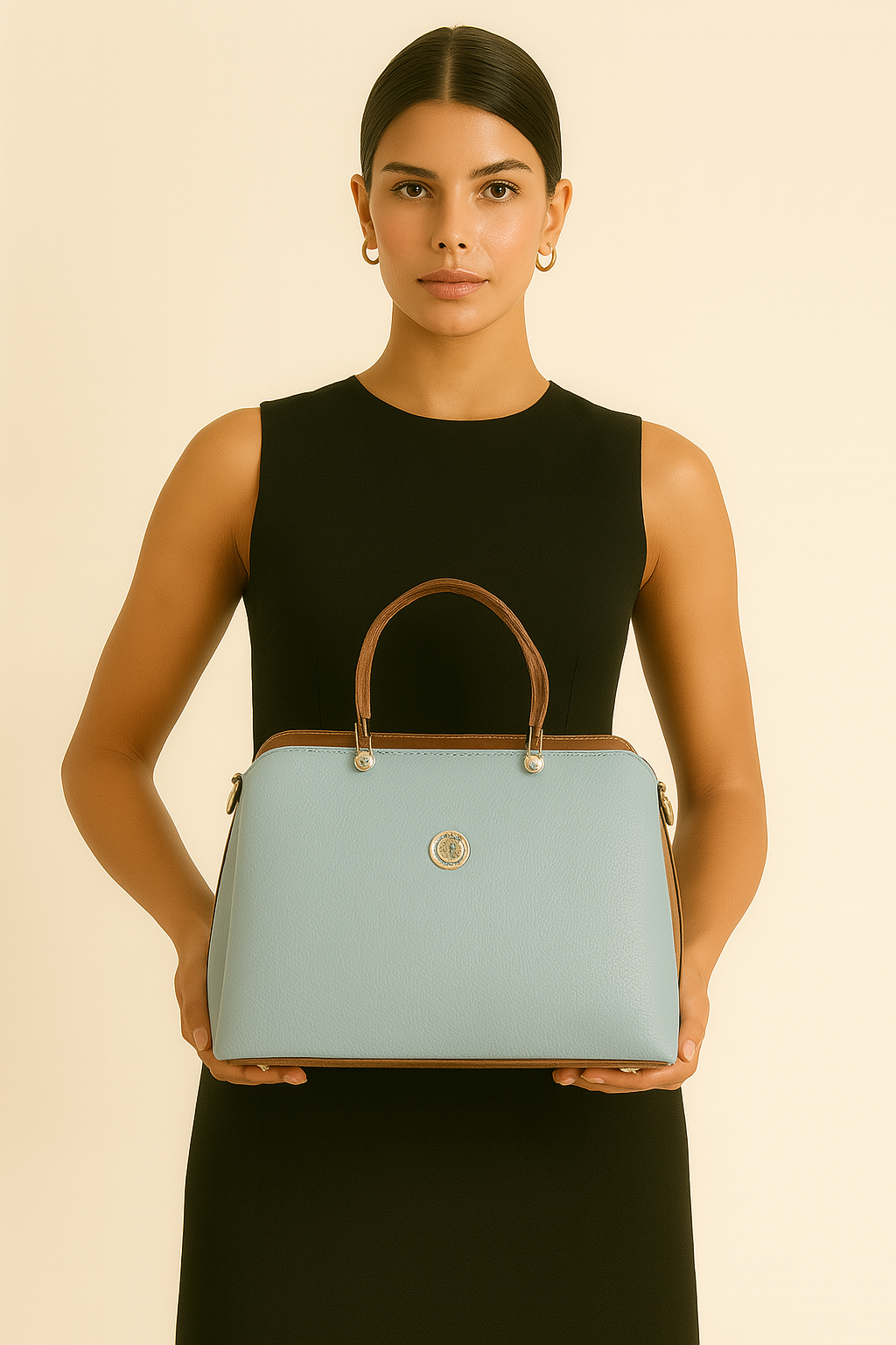 CG Pastel Mavi Zarif El Çantası