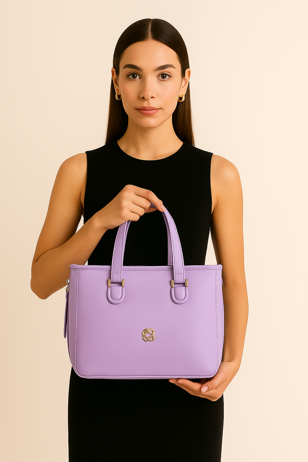 DGN Lila Zarif El ve Omuz Çantası - Görsel 2