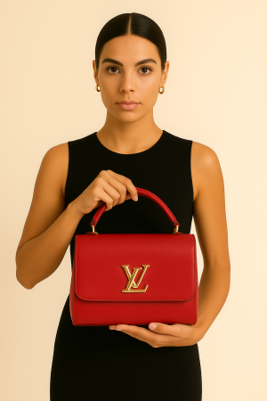 Louis Vuitton Ruby Signature El Çantası