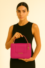 Chanel Classic Pink Chain Flap Bag