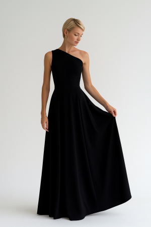 Black Grace Tek Omuz Abiye