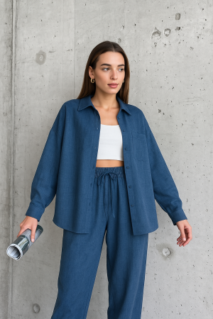 Denim Breeze Oversize Takım