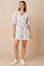 Flora Breeze Mini Elbise